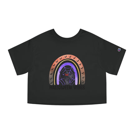 Champion Damen Heritage Cropper T-Shirt mit Halloween-Motiv