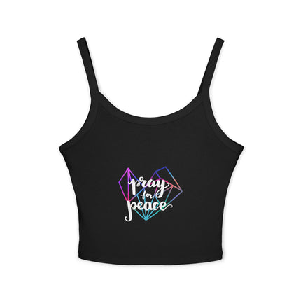 Typografie Themen Damen Spaghetti Strap Tank Top 