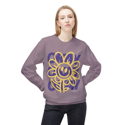 Unisex-Sweatshirt mit Rundhalsausschnitt aus mittelschwerem Softstyle-Fleece
