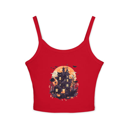 Halloween-Themen Damen Spaghetti Strap Tank Top 