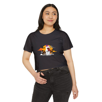 Halloween themed Women's Festival Crop Top