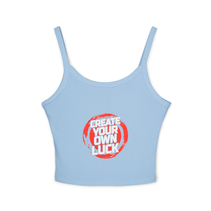 Typografie Themen Damen Spaghetti Strap Tank Top 