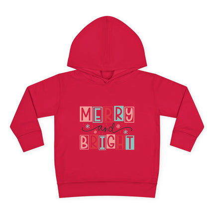 Christmas themed Toddler Pullover Fleece Hoodie