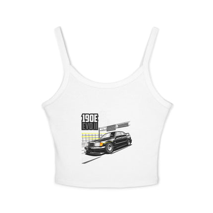 Auto-Enthusiasten Themen Damen Spaghetti Strap Tank Top 
