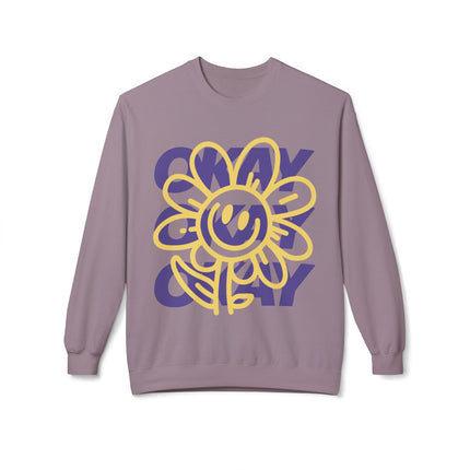 Unisex-Sweatshirt mit Rundhalsausschnitt aus mittelschwerem Softstyle-Fleece