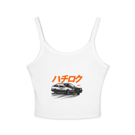 Auto-Enthusiasten Themen Damen Spaghetti Strap Tank Top 