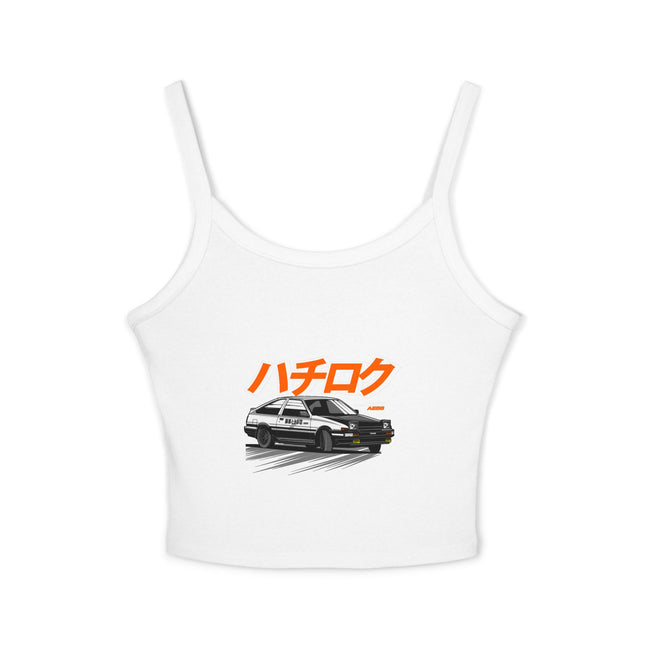 Auto-Enthusiasten Themen Damen Spaghetti Strap Tank Top 