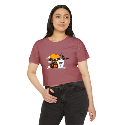 Halloween-Festival-Crop-Top für Damen