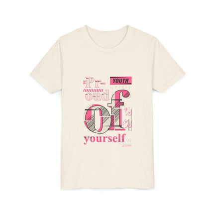 Typography themed Youth Short Sleeve Tee
