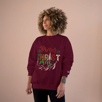 Christmas themed Champion Sweatshirt