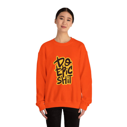 Unisex Heavy Blend Crewneck Sweatshirt mit Typografie-Motiv