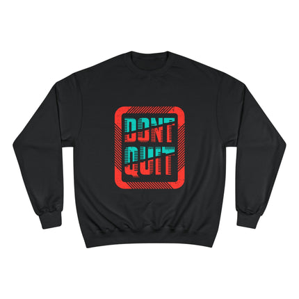 Champion-Sweatshirt mit Typografie-Motiv