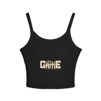 Typografie Themen Damen Spaghetti Strap Tank Top 