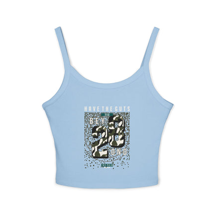 Typografie Themen Damen Spaghetti Strap Tank Top 