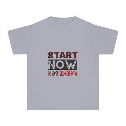 Typography themed Youth Midweight Tee