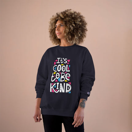 Champion-Sweatshirt mit Typografie-Motiv