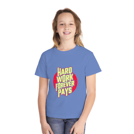 Typography themed Youth Midweight Tee