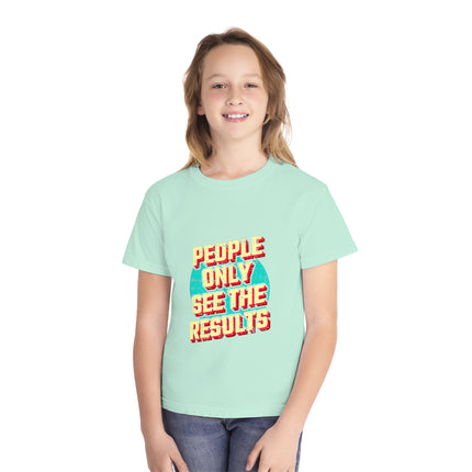 Typography themed Youth Midweight Tee