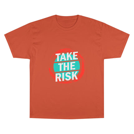 Champion-T-Shirt mit Typografie-Motiv