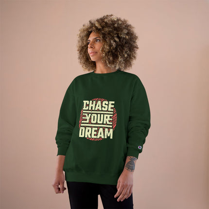 Champion-Sweatshirt mit Typografie-Motiv