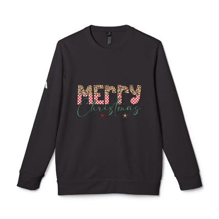 Christmas themed Adidas Unisex Fleece Crewneck Sweatshirt