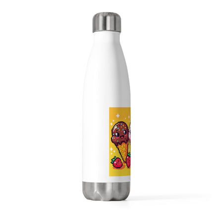 Entzückende 20oz Isolierflasche mit Eistüten-Design 
