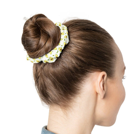 Cute Avacado Pattern design themed Scrunchie