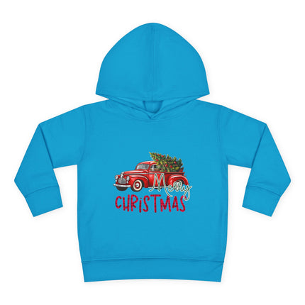 Christmas themed Toddler Pullover Fleece Hoodie