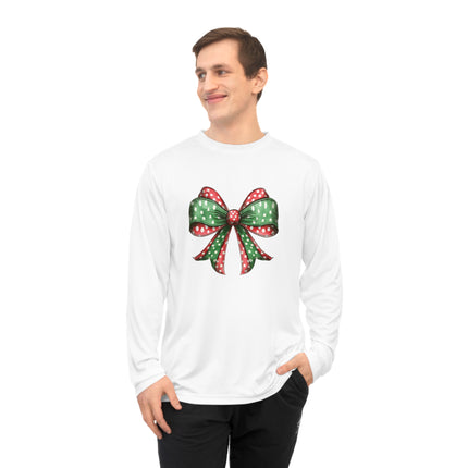 Christmas themed Unisex Performance Long Sleeve Shirt