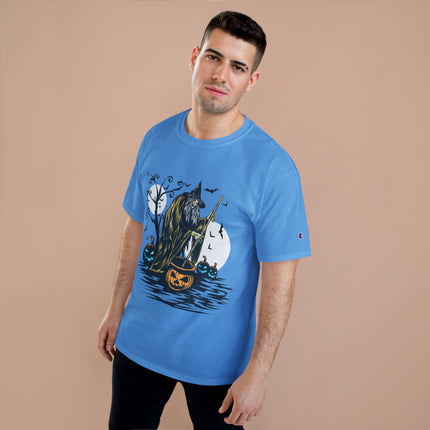 Champion-T-Shirt mit Halloween-Motiv