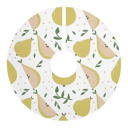 Cute Pear design themed Christmas Tree Skirts