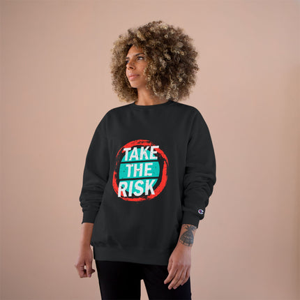 Champion-Sweatshirt mit Typografie-Motiv