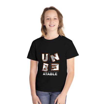 Typography themed Youth Midweight Tee