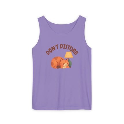 Don't Disturb Tank Top — Relaxed Garment-Dyed Casual Tank