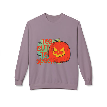 Halloween-Themen-Unisex-Midweight-Softstyle-Fleece-Crewneck-Sweatshirt