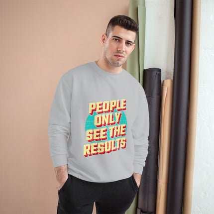 Champion-Sweatshirt mit Typografie-Motiv