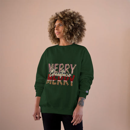 Christmas themed Champion Sweatshirt