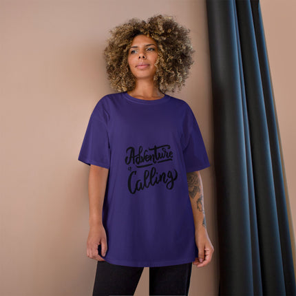 Champion-T-Shirt mit Typografie-Motiv