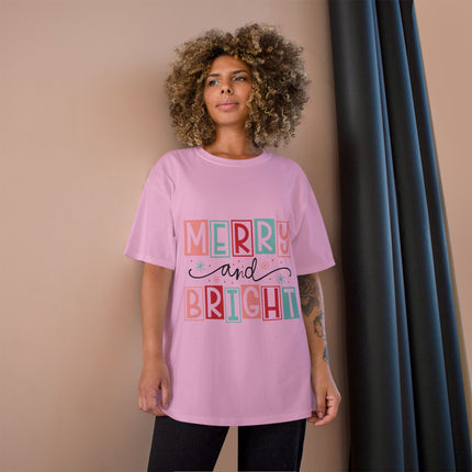 Champion-T-Shirt mit Weihnachtsmotiv