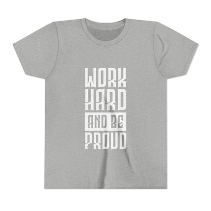 Kurzärmeliges Jugend-T-Shirt mit Typografie-Motiv