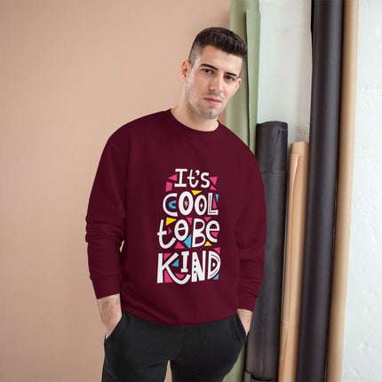 Champion-Sweatshirt mit Typografie-Motiv
