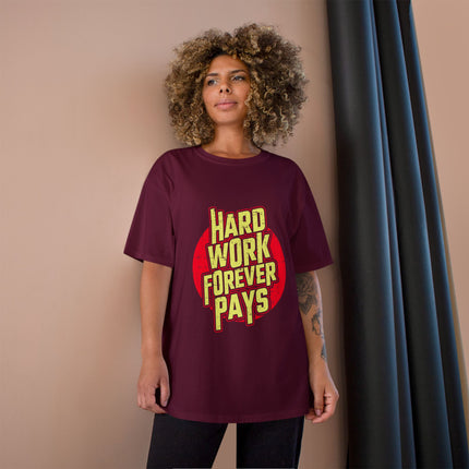 Champion-T-Shirt mit Typografie-Motiv