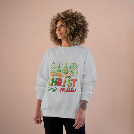 Christmas themed Champion Sweatshirt