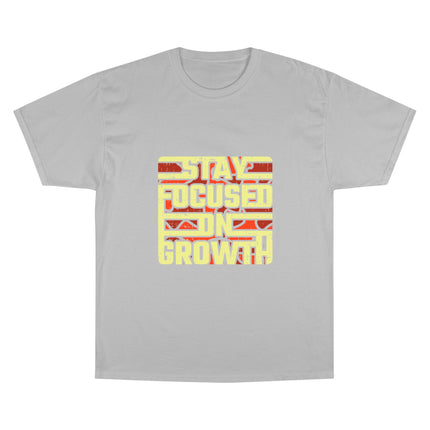 Champion-T-Shirt mit Typografie-Motiv