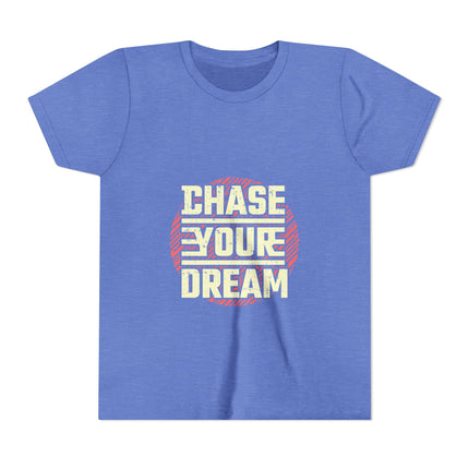 Kurzärmeliges Jugend-T-Shirt mit Typografie-Motiv