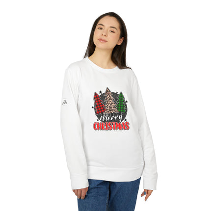 Christmas themed Adidas Unisex Fleece Crewneck Sweatshirt