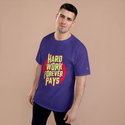 Champion-T-Shirt mit Typografie-Motiv