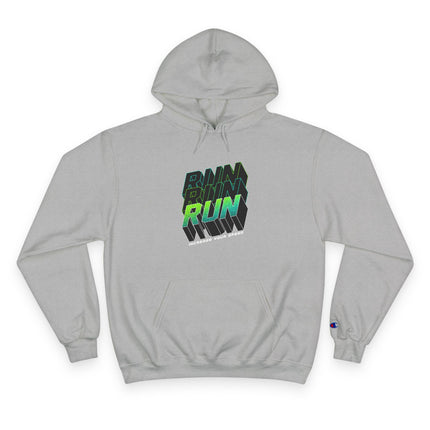 Typography themed Champion Hoodie