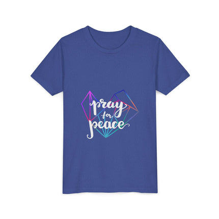 Kurzärmeliges Jugend-T-Shirt mit Typografie-Motiv