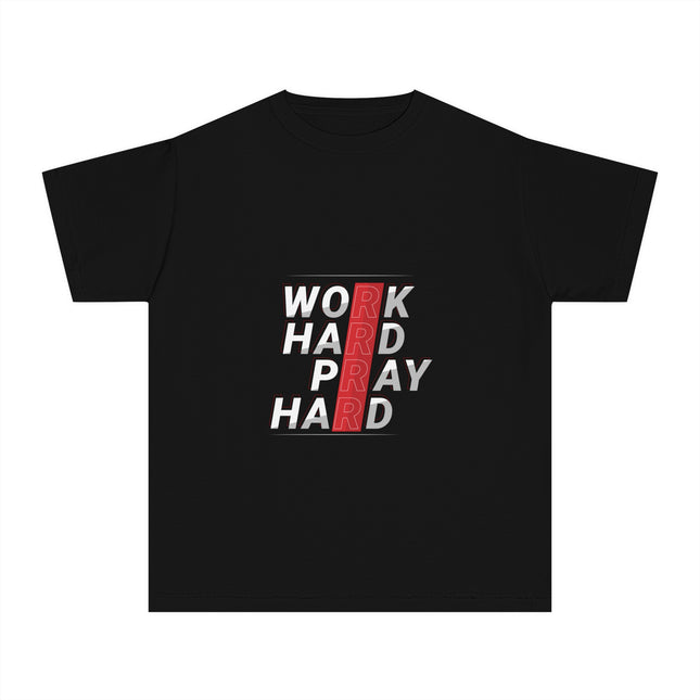 Typography themed Youth Midweight Tee
